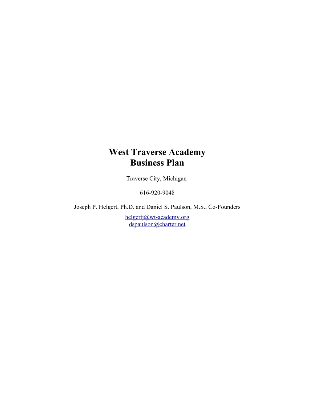 West Traverse Academy