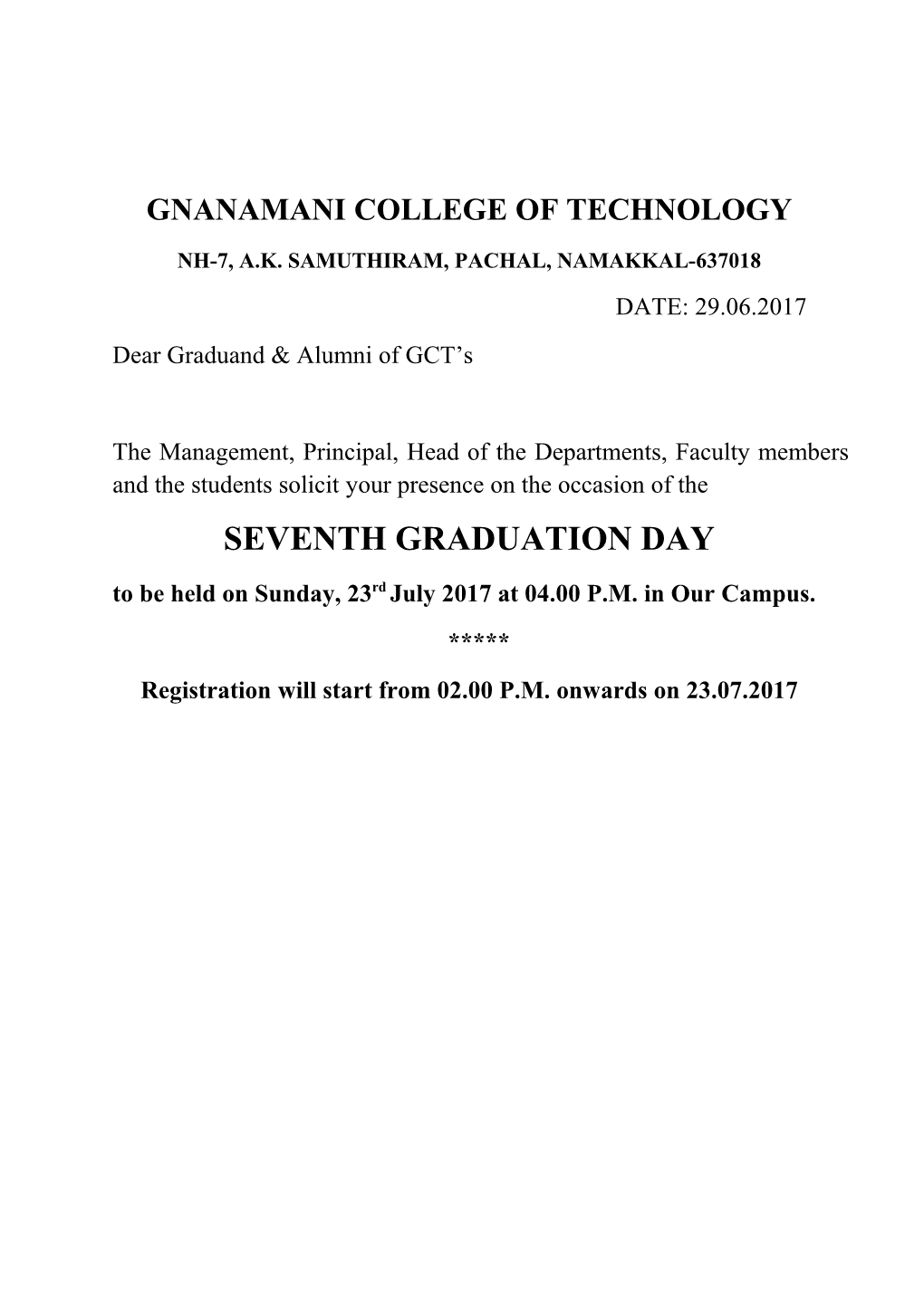 Gnanamani College of Technology