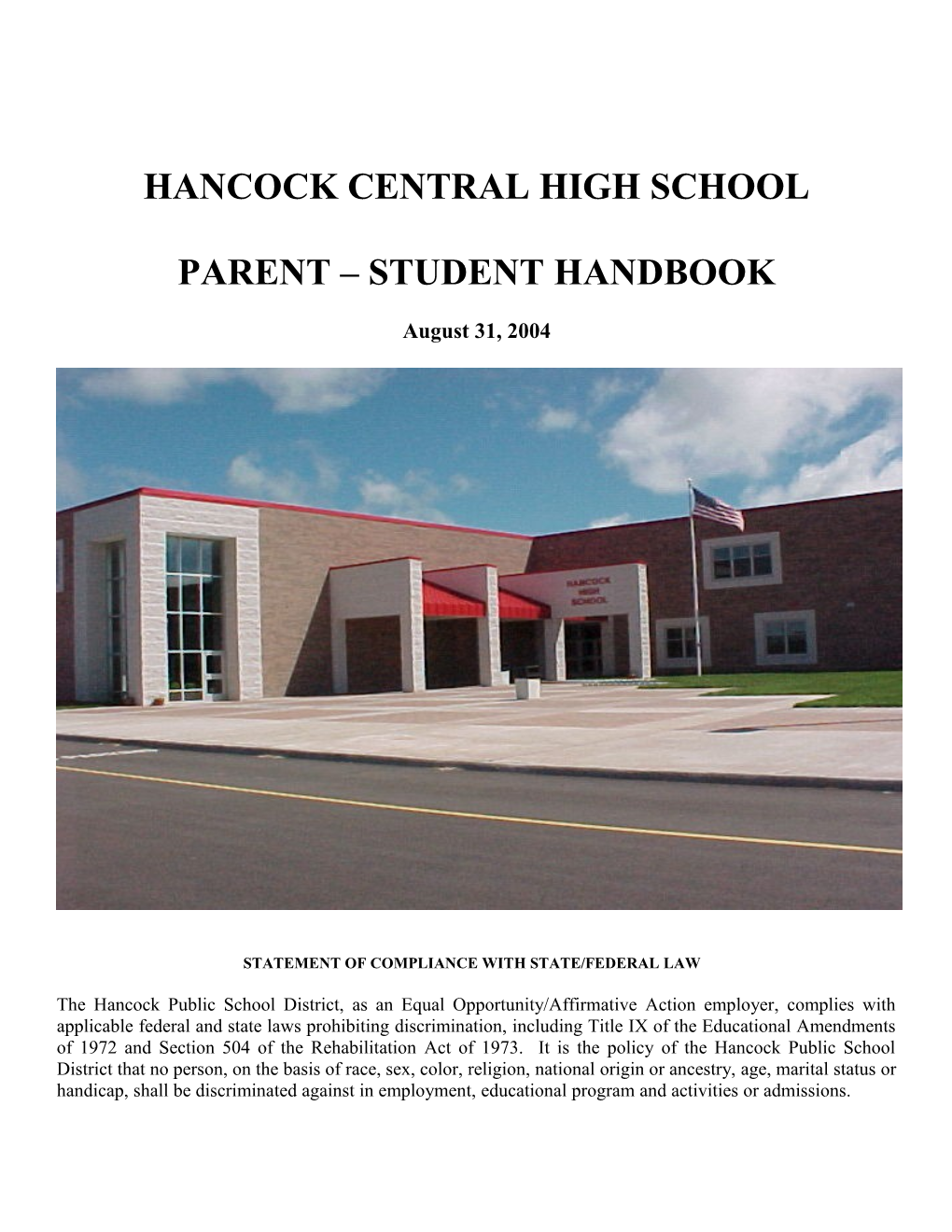 Hancock Central High School