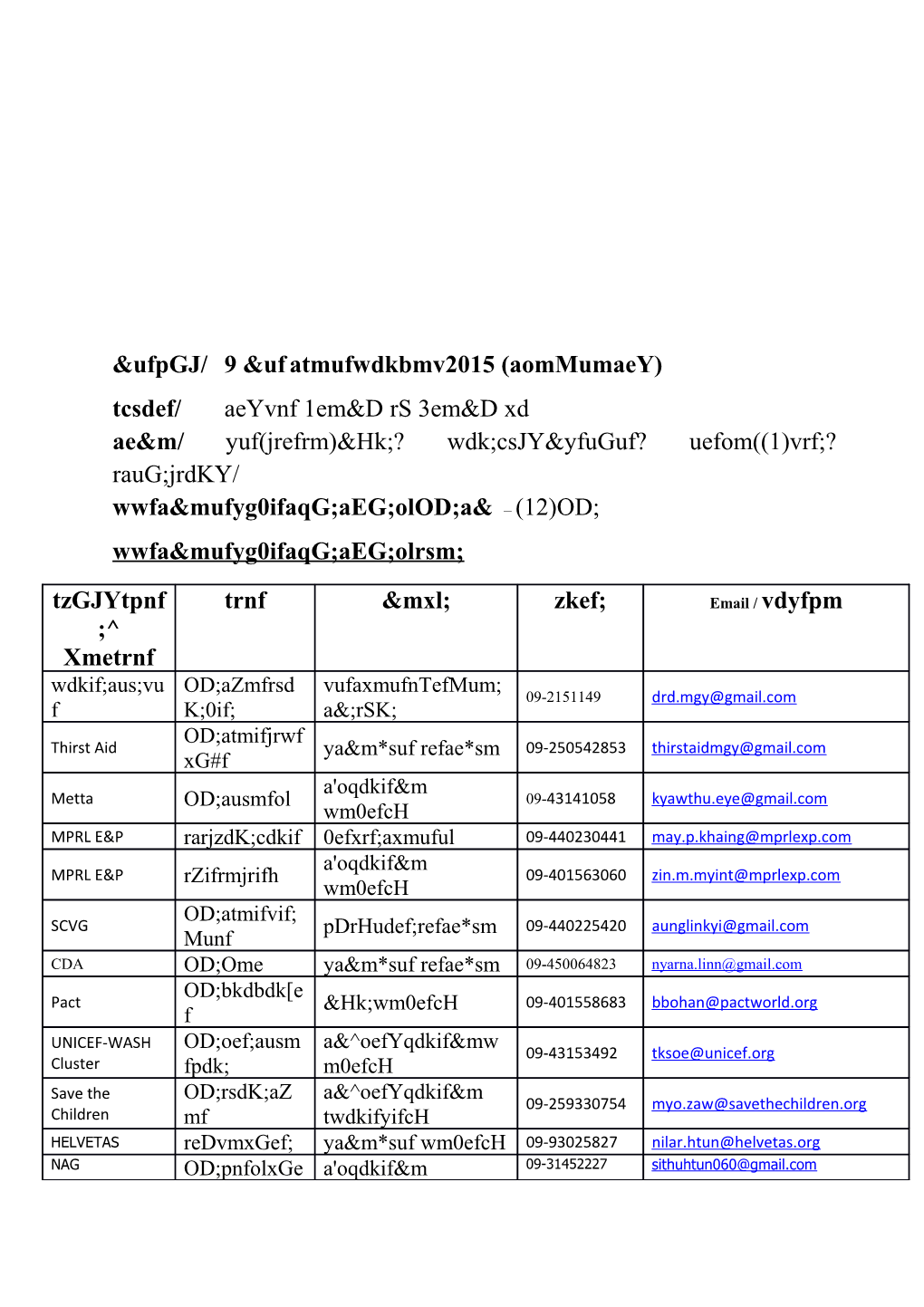 &Ufpgj/9 &Ufatmufwdkbmv2015 (Aommumaey)