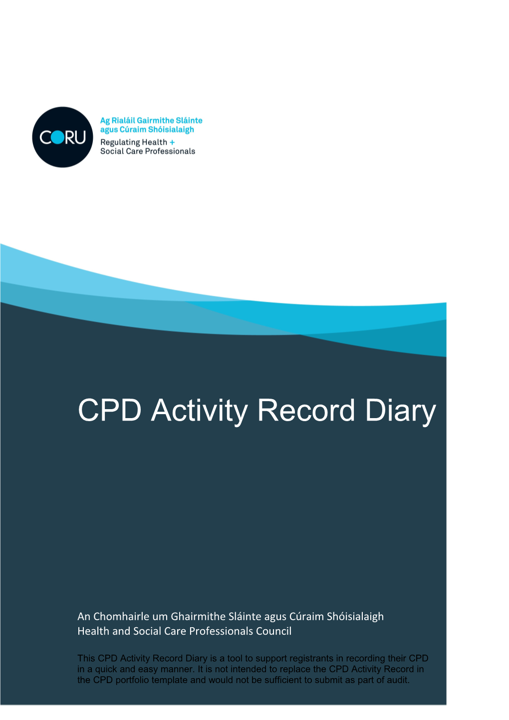 CPD Activity Record Diary