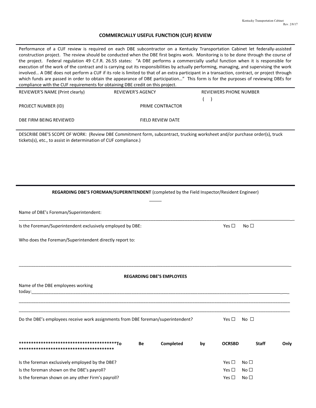 Within 10 Days of Signature, a Copy of This Completed Form Is to Be Faxed to (502) 564-2114