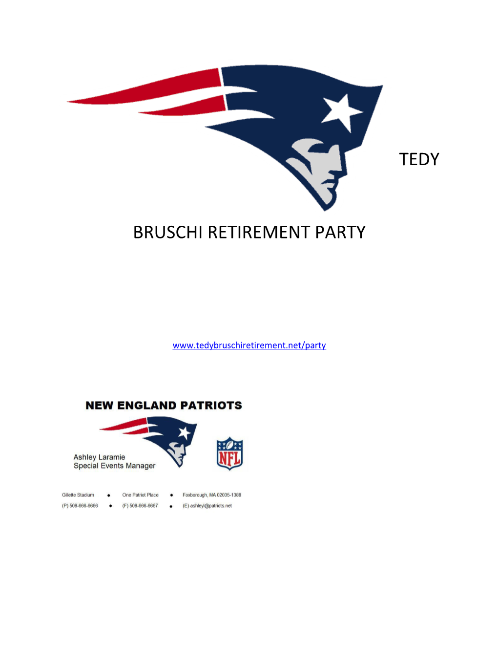 You Re Cordially Invited to the Retirement Party of Tedybruschi