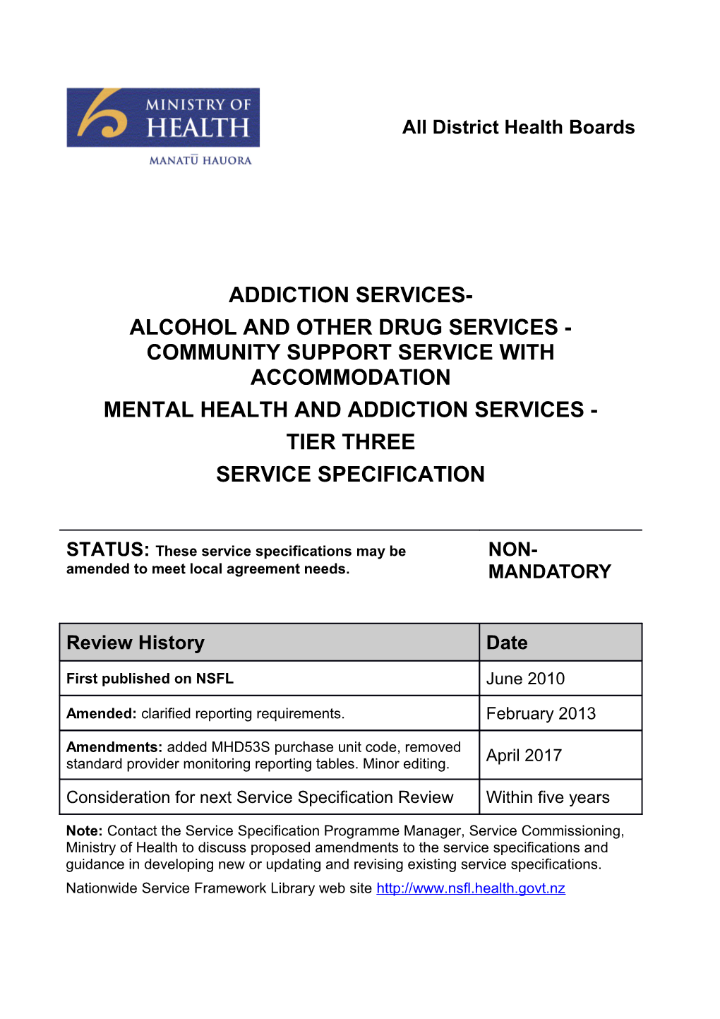 Addiction Services-Alcohol and Other Drug Services
