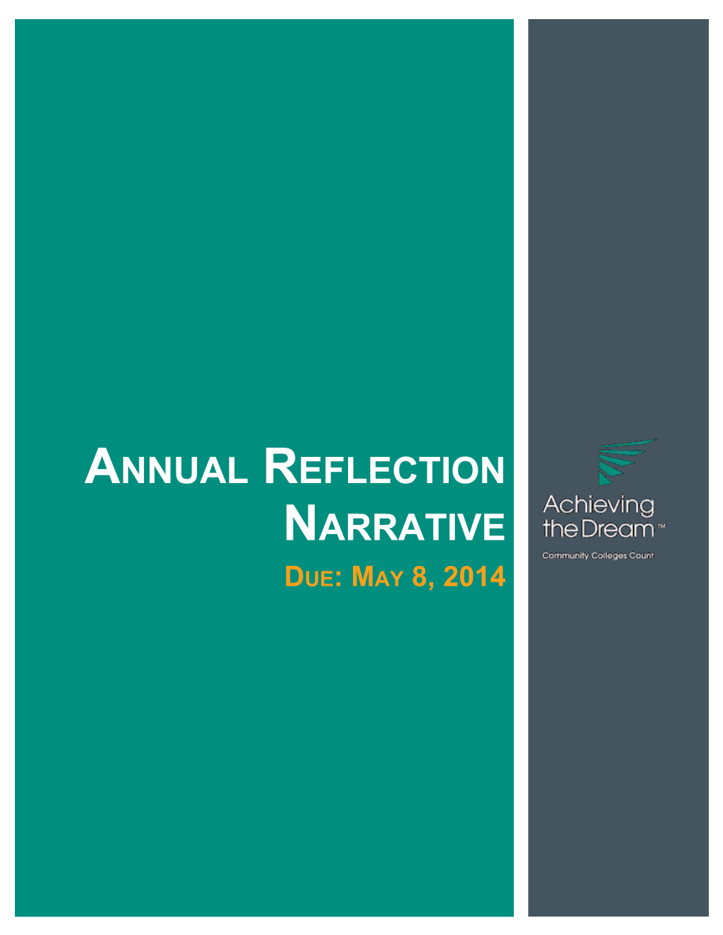 Annual Reflection Narrative