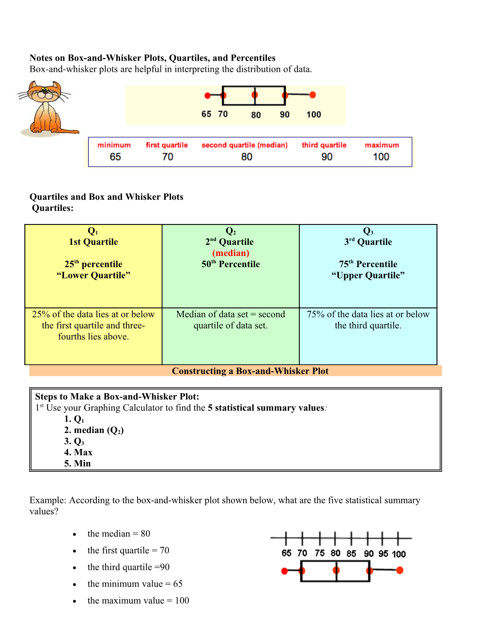 Integrated Algebra: Unit: Statistics : Lesson 3