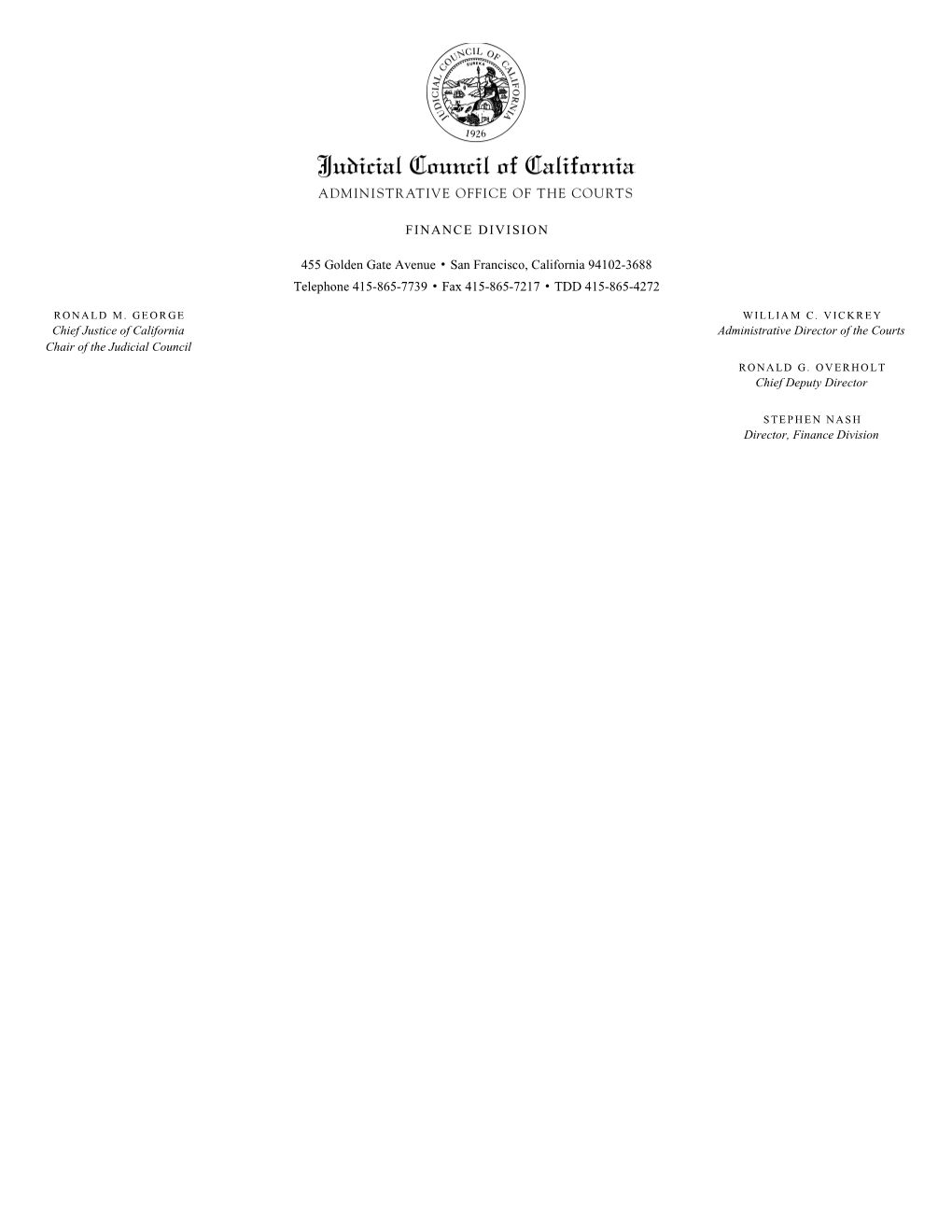 Project Title: Quality Analyst Manager/Tester, California Courts Protective Order Registry