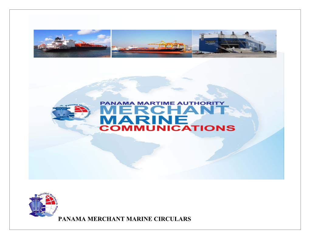 Panama Merchant Marine Circulars