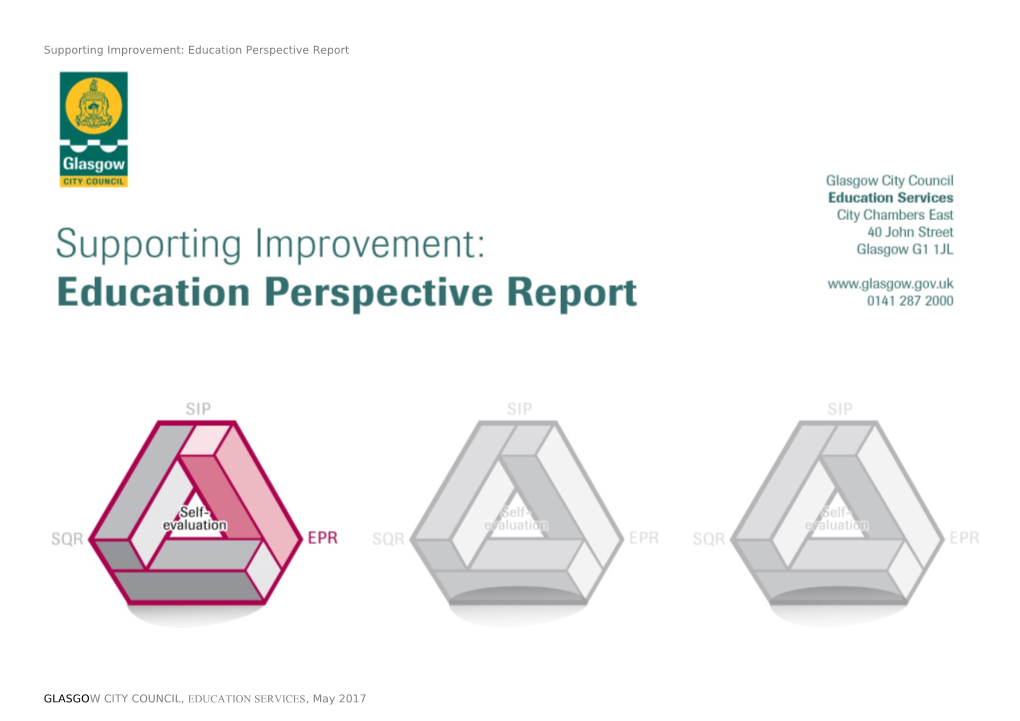 Supporting Improvement: Education Perspective Report