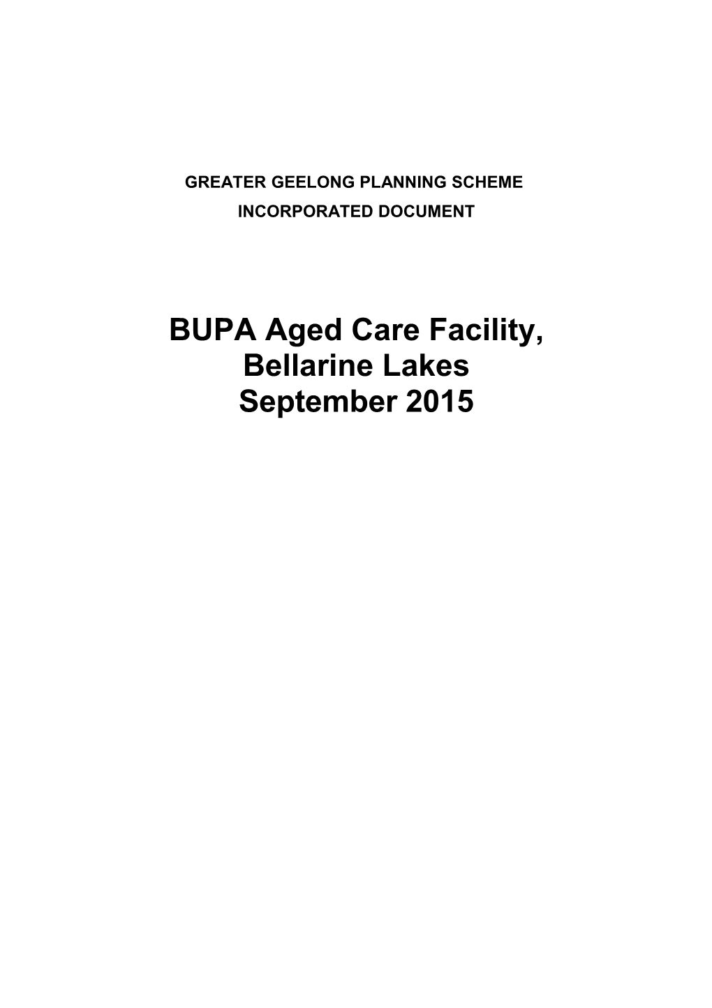 BUPA Aged Care Facility, Bellarine Lakes