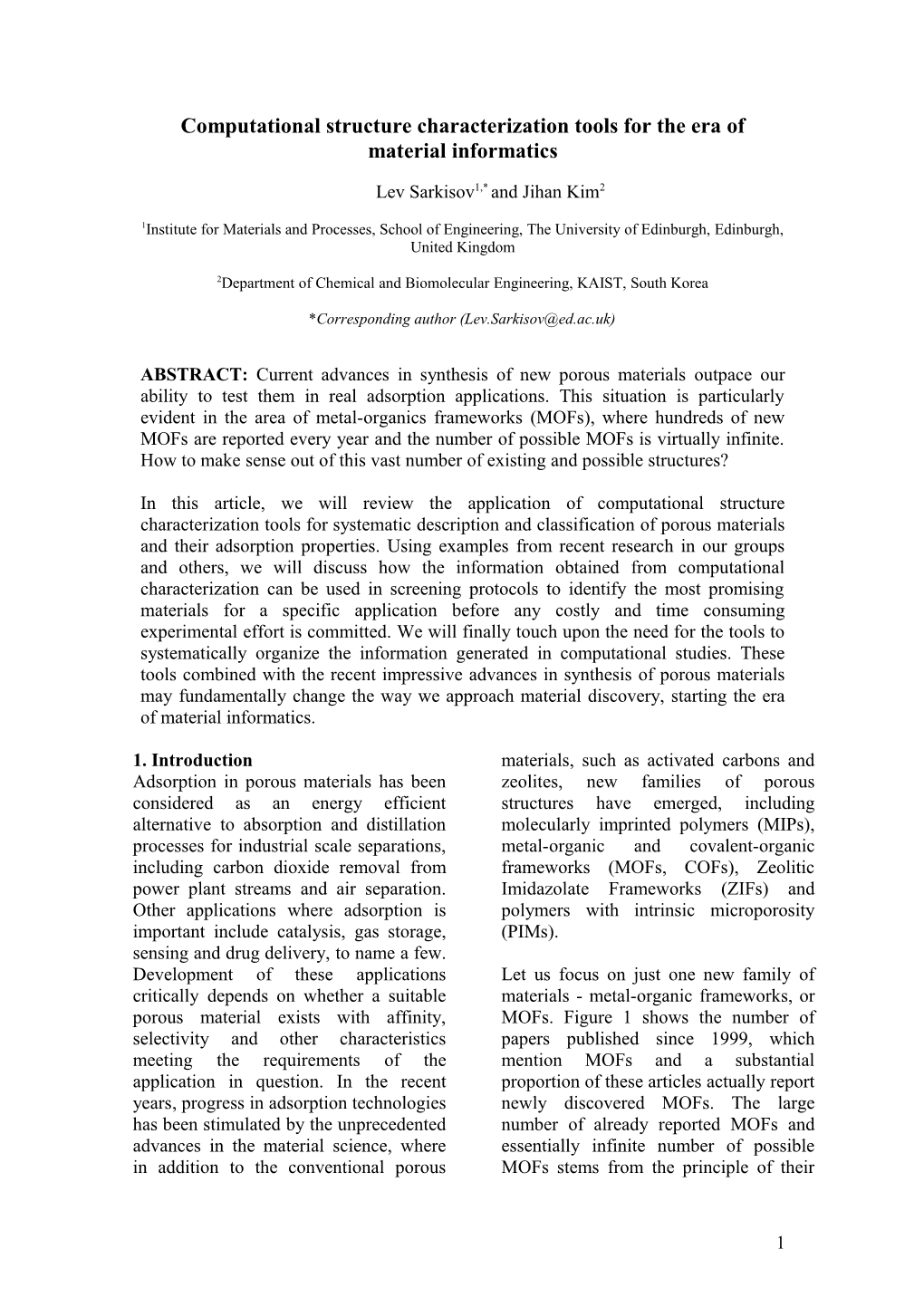 Computational Structure Characterization Tools for the Era of Material Informatics