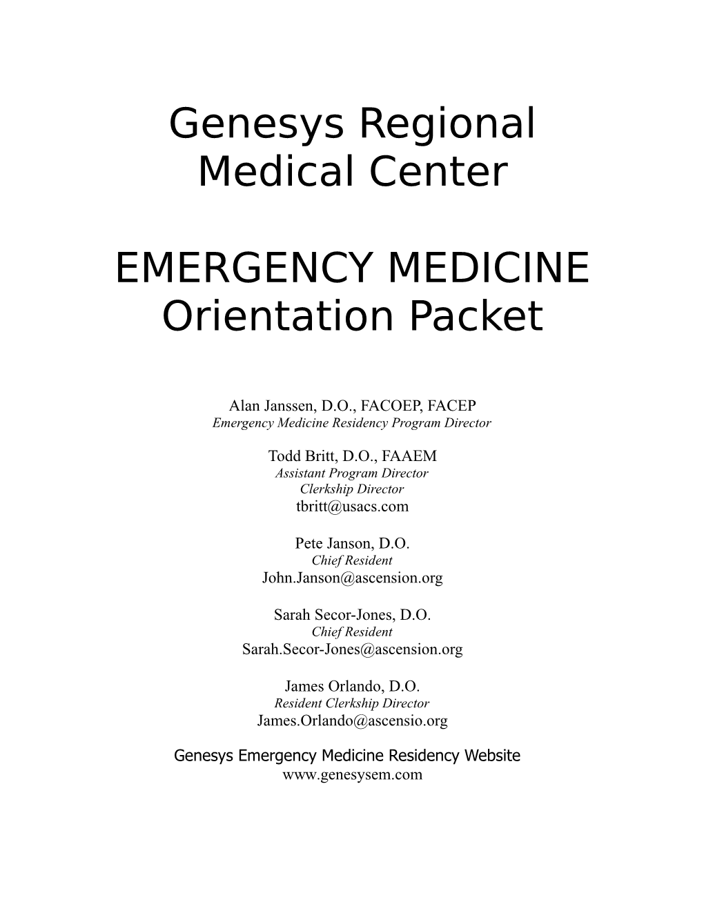 Genesys Regional Medical Center