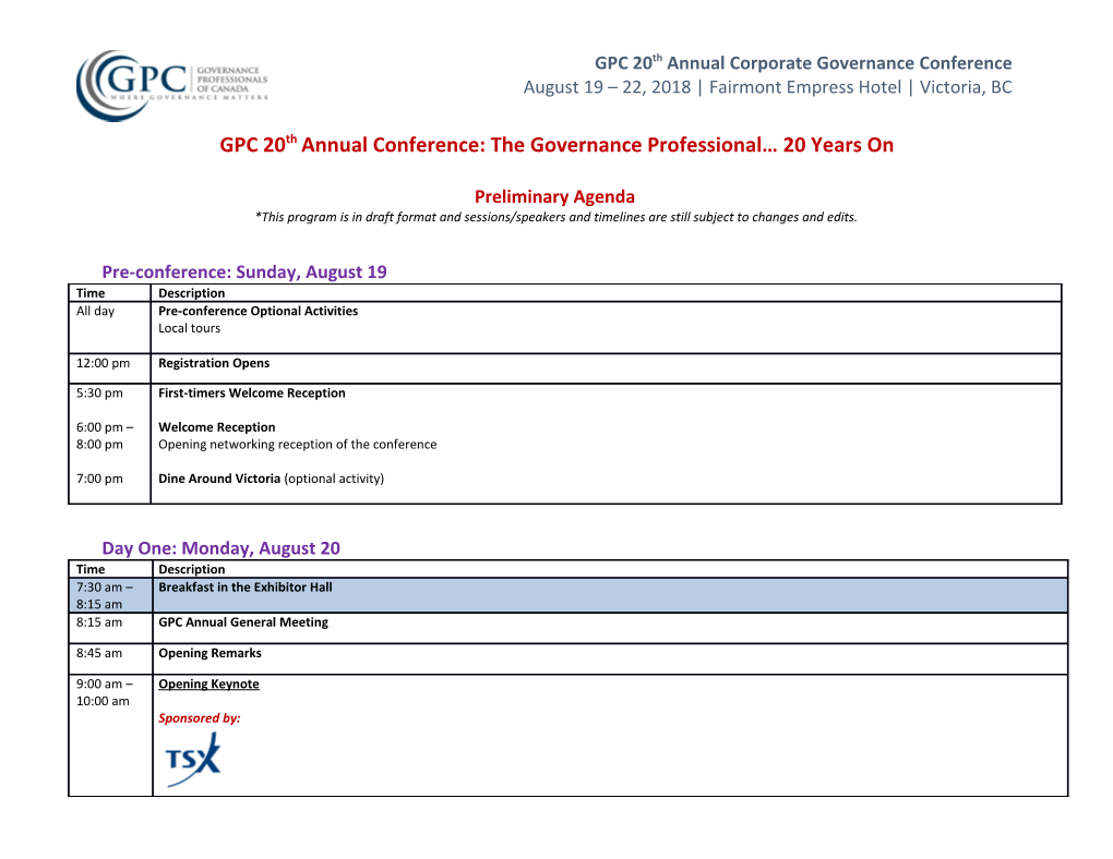 CSCS 2012 14Th Annual Corporate Governance Conference