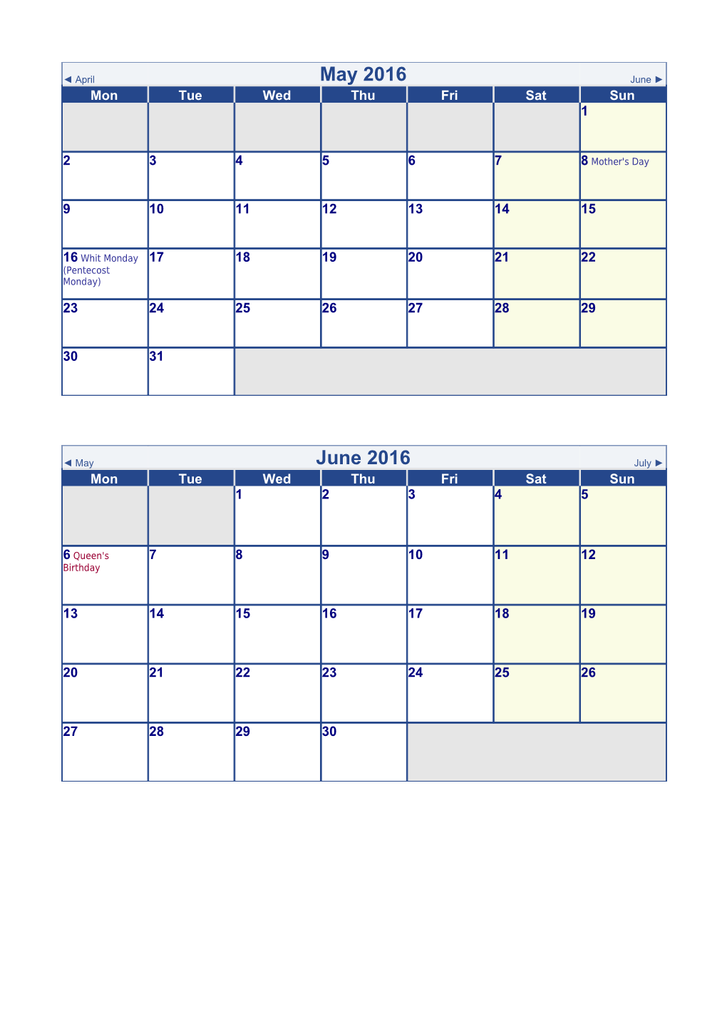 December 2016 New Zealand Calendar with Holidays