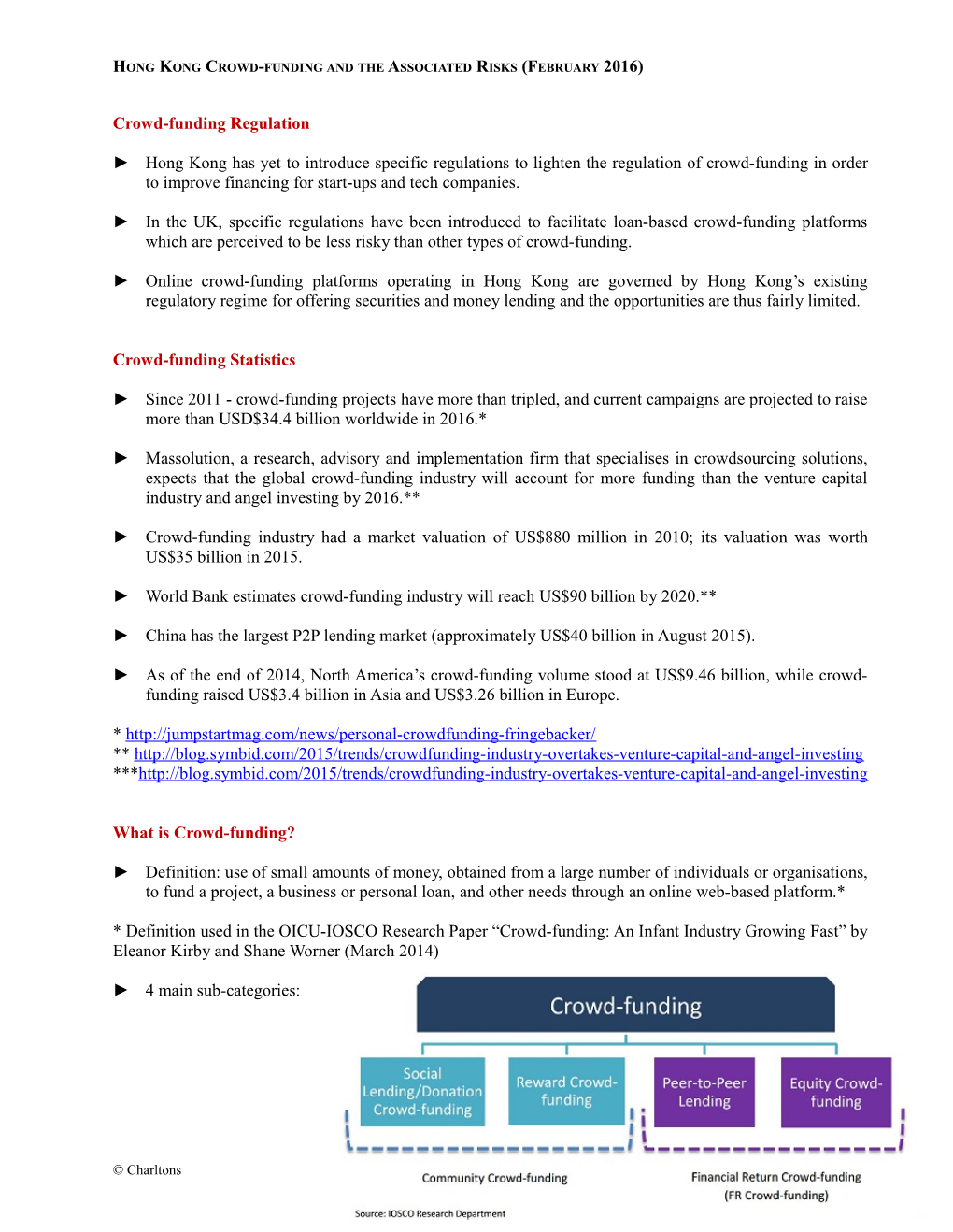 Hong Kong Crowd-Funding and the Associated Risks (February 2016)