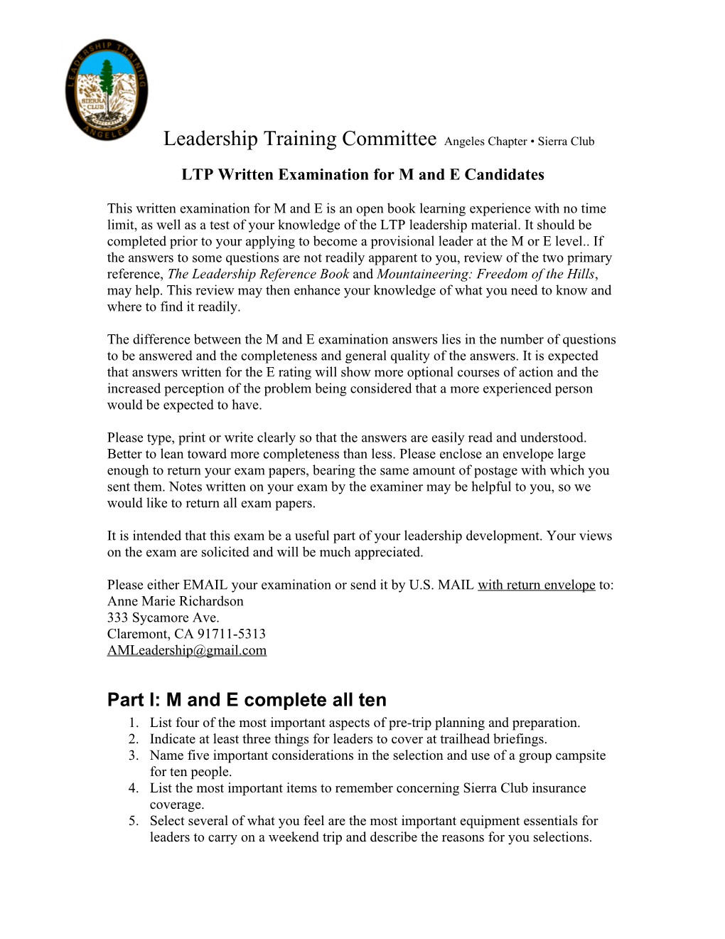 Leadership Training Program