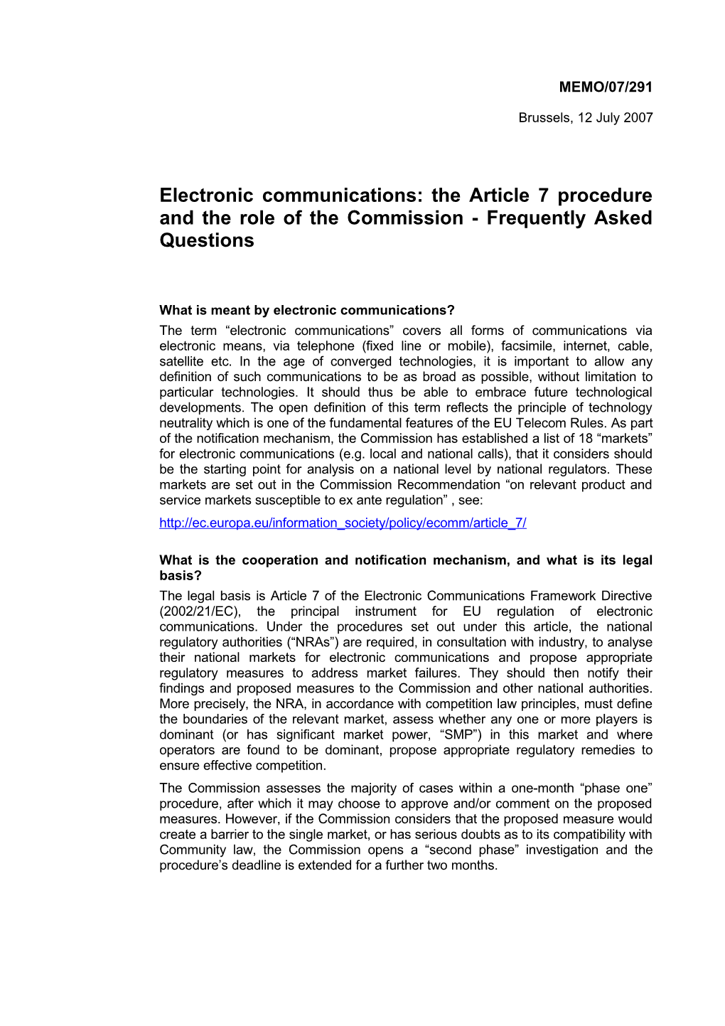 What Is Meant by Electronic Communications?