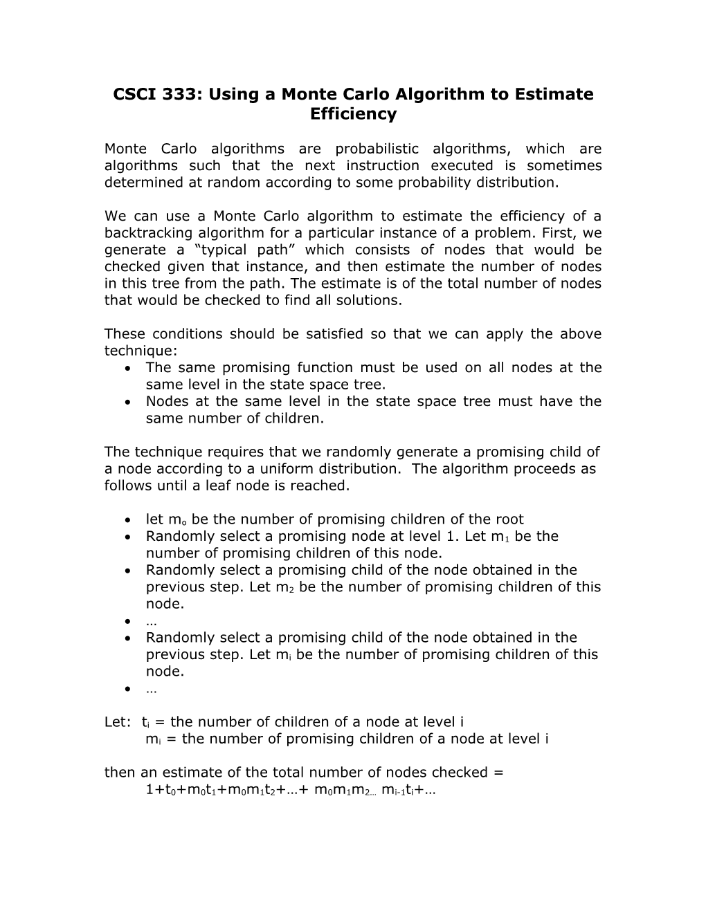 CSCI 333: Greedy Algorithms