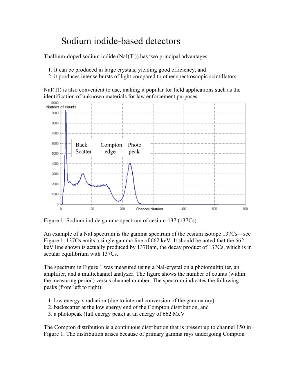 Sodium Iodide-Based Detectors