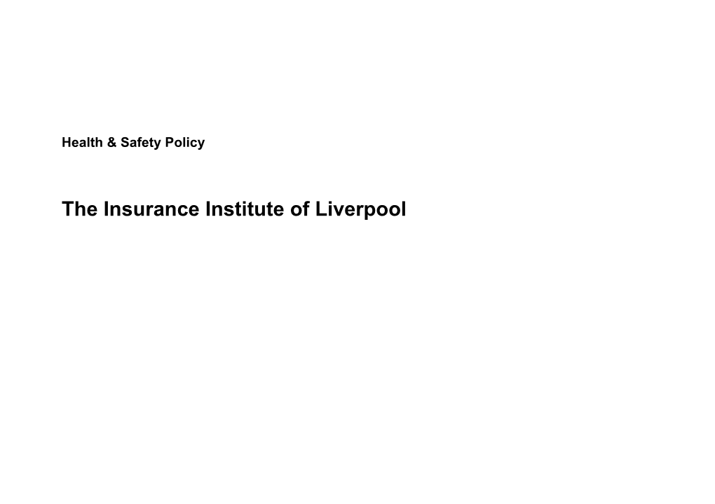 The Insurance Institute of Liverpool