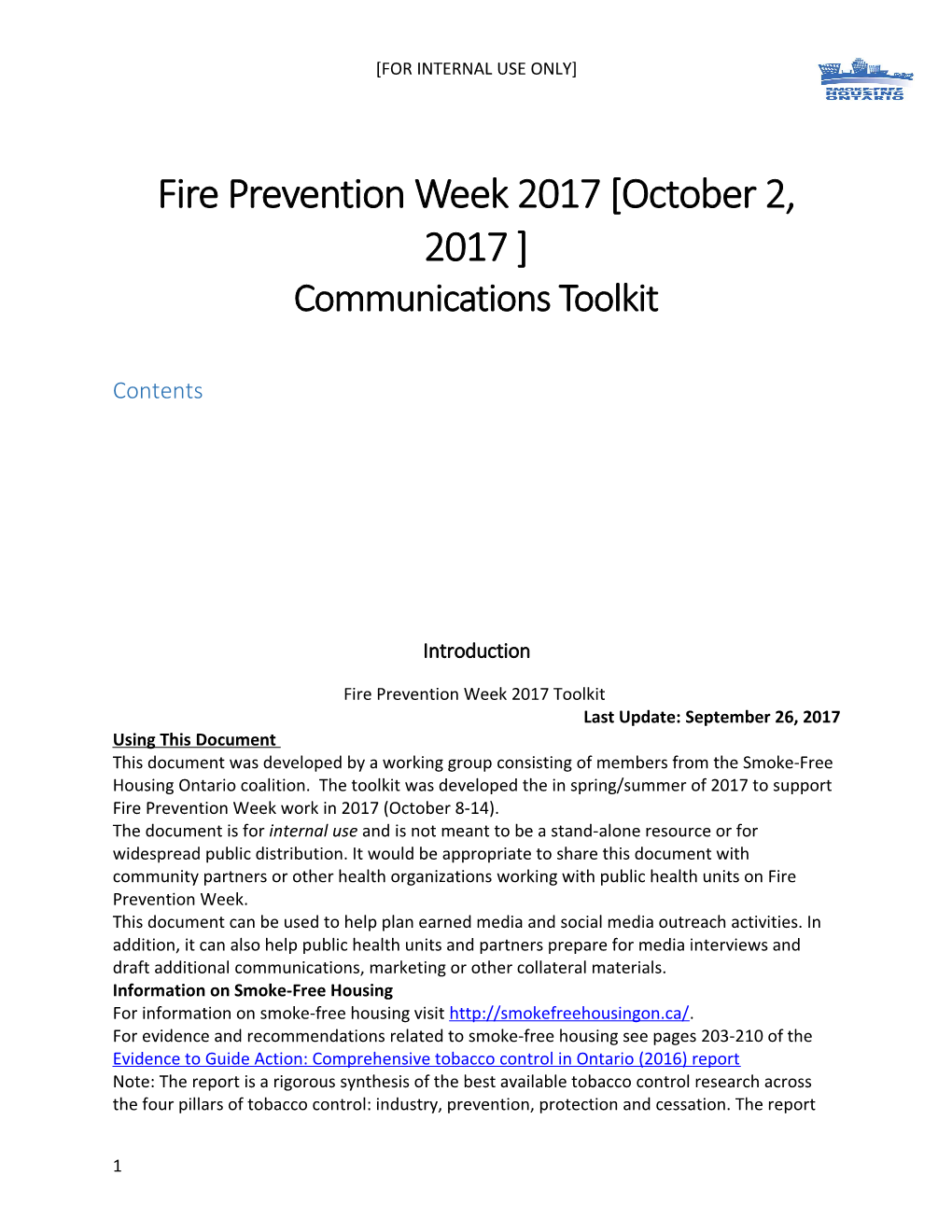 Fire Prevention Week 2017 October 2, 2017