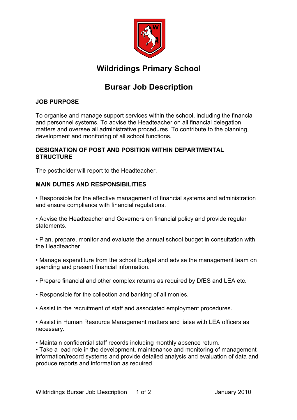 Wildridings Primary School