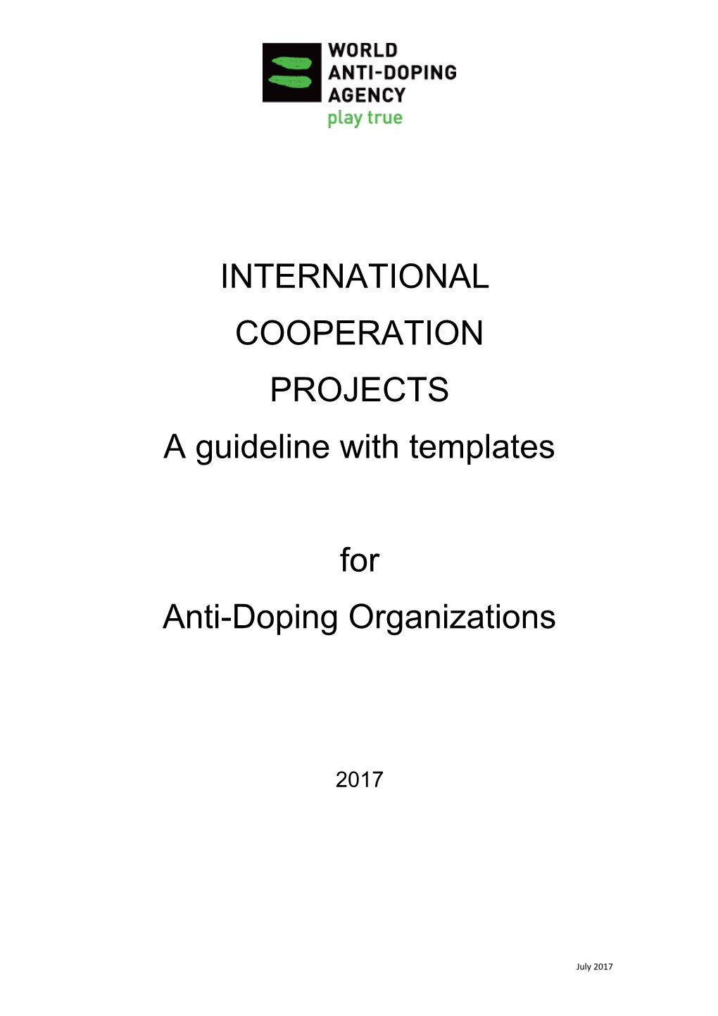 Authorised International Doping Control Officer