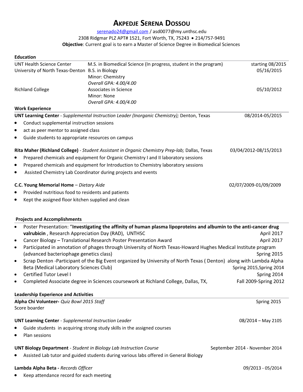 Resume Template Directions F12