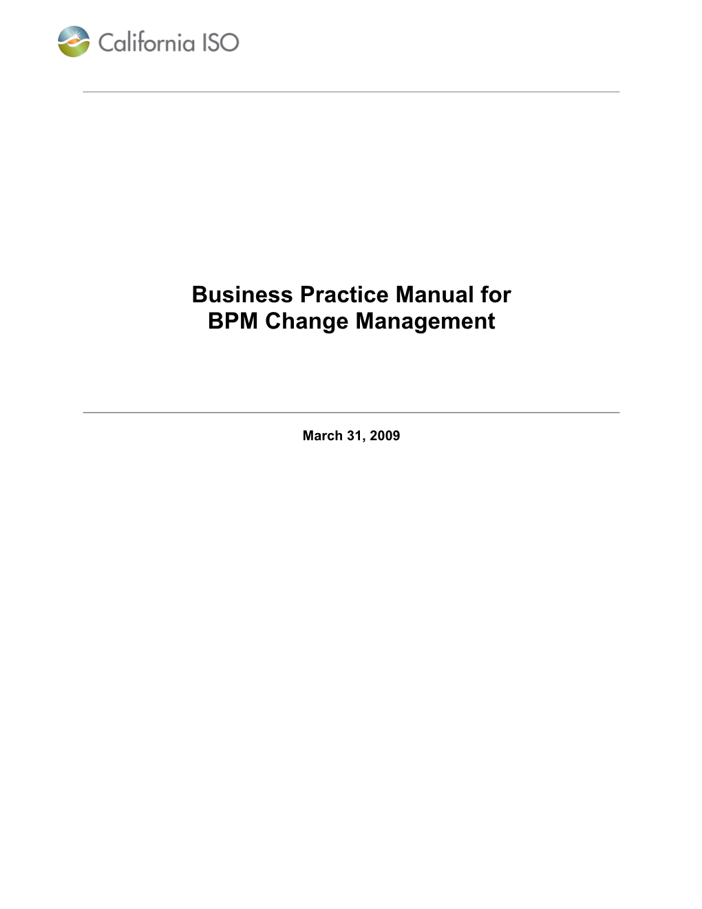 Business Practice Manualfor