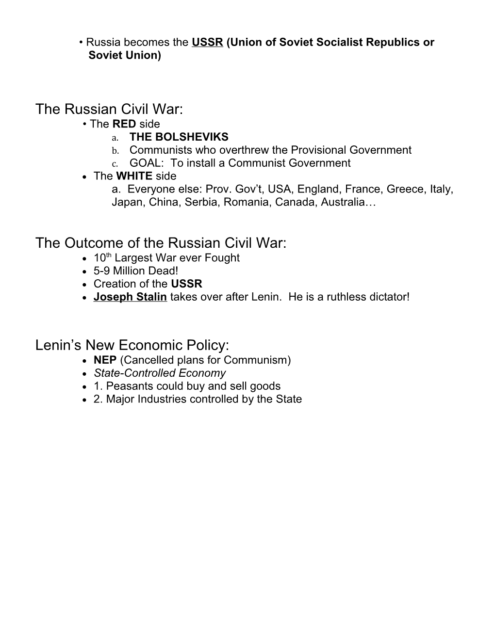 Russian Revolution Review