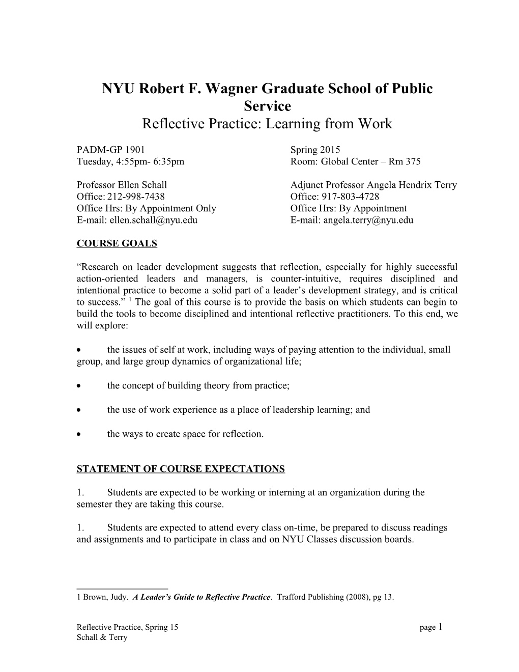 NYU Robert F. Wagner Graduate School of Public Service