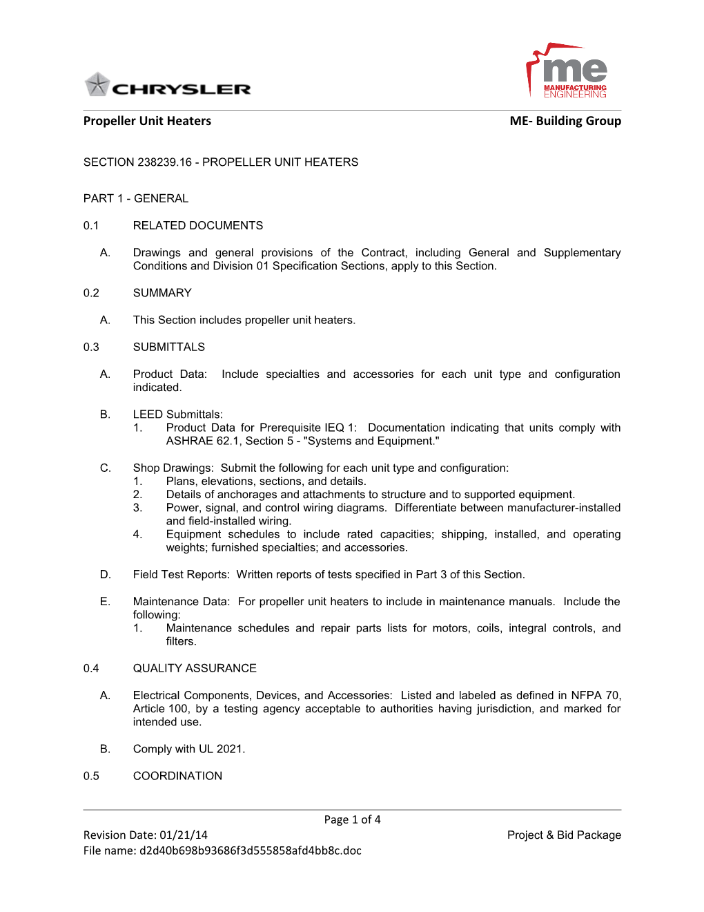 Propeller Unit Heatersme- Building Group