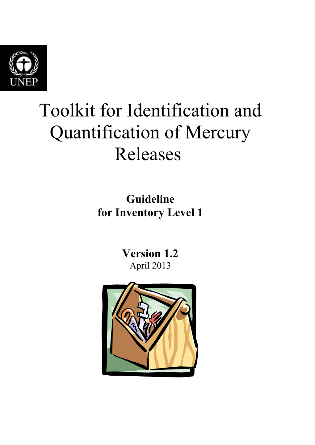 Mercury Inventory Toolkit - Guideline for Inventory Level 1 - UNEP Chemicals