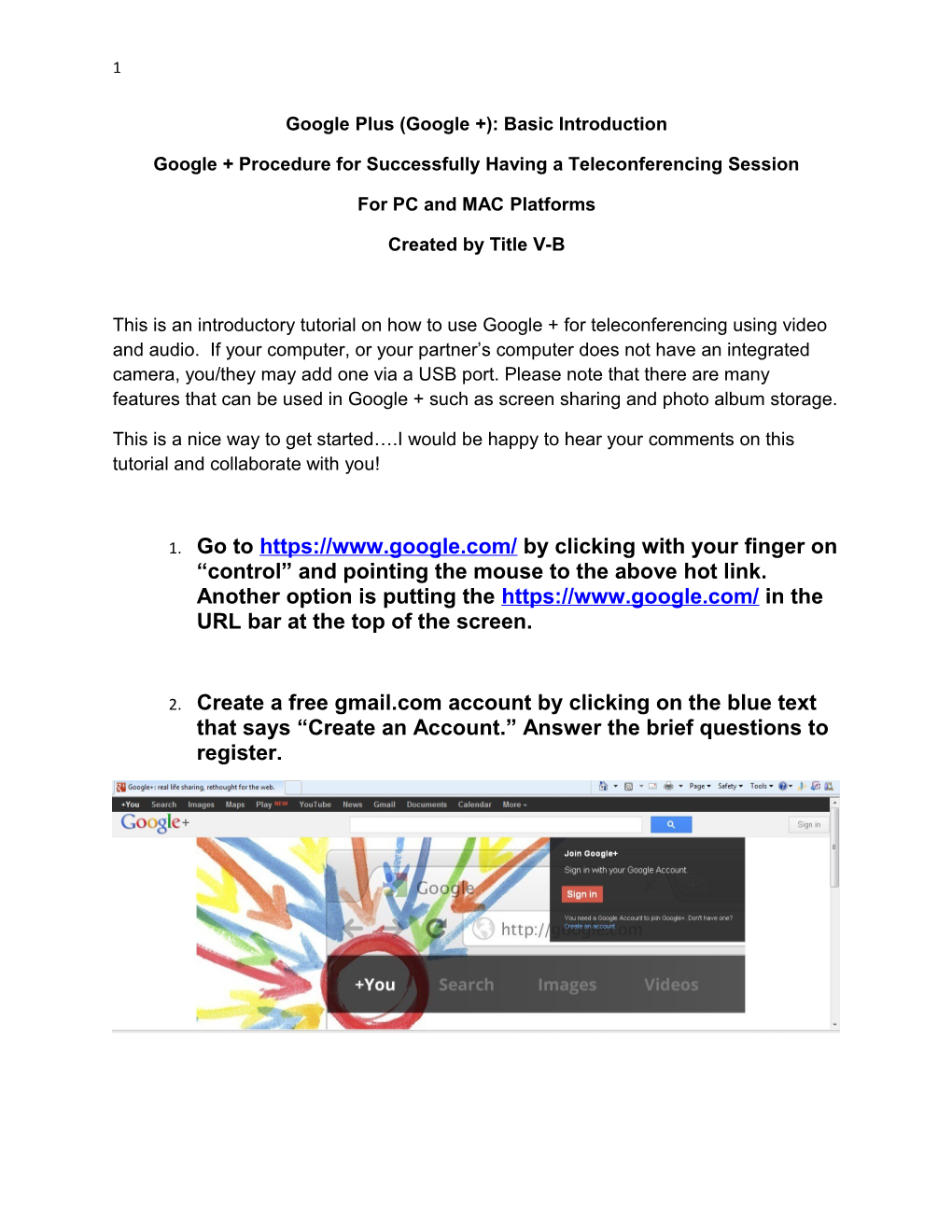 Google Plus (Google +): Basic Introduction