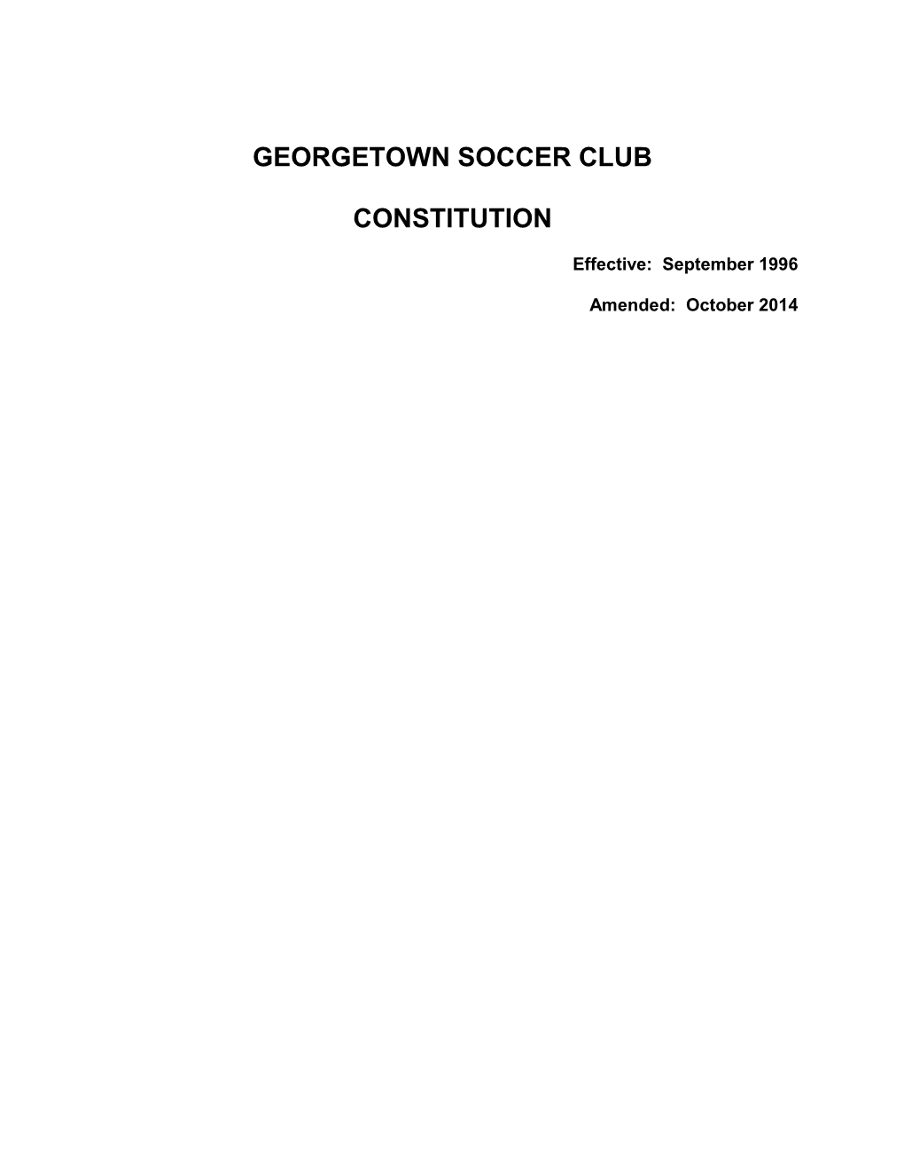 Georgetown Soccer Club