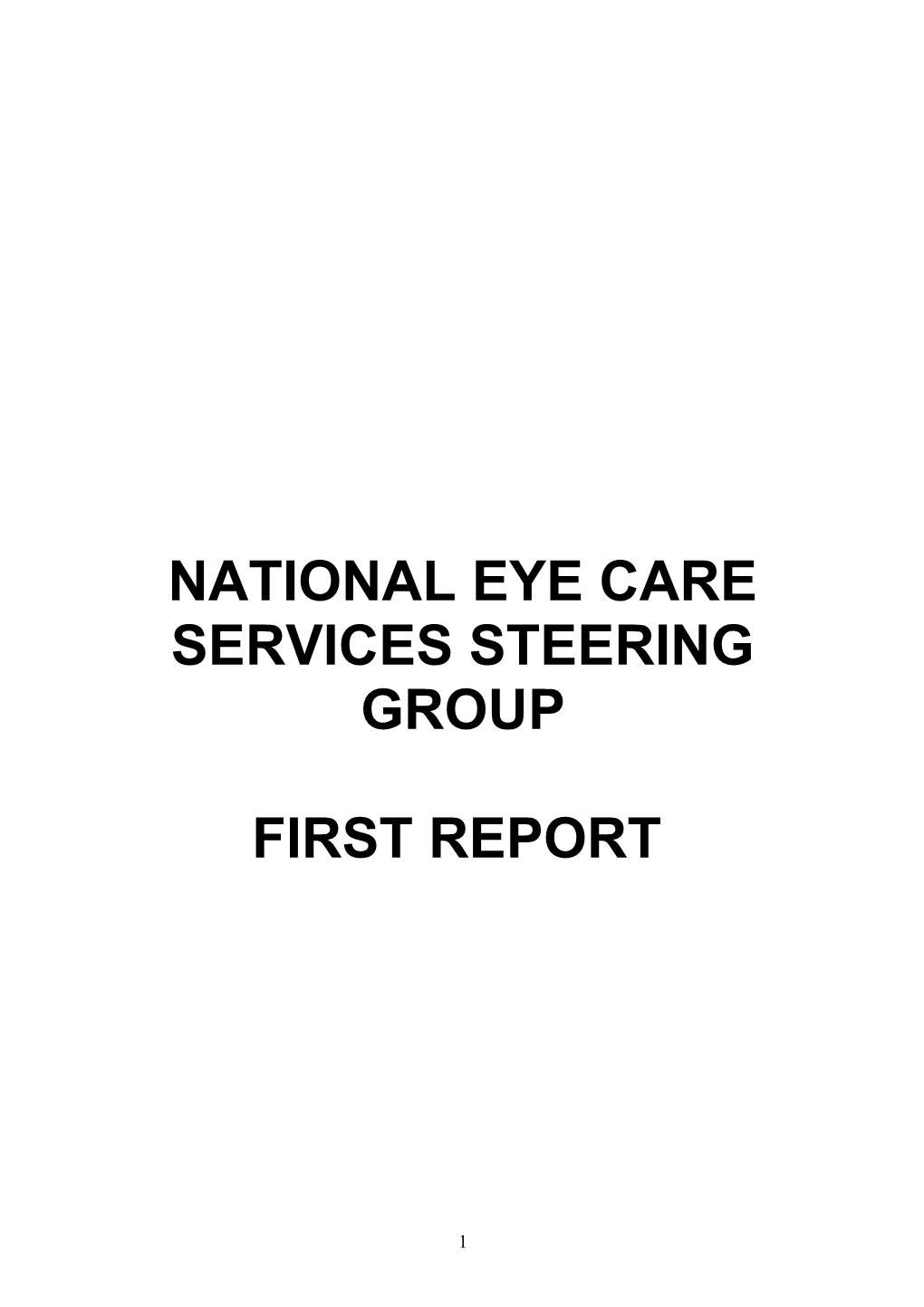 National Eye Care Plan