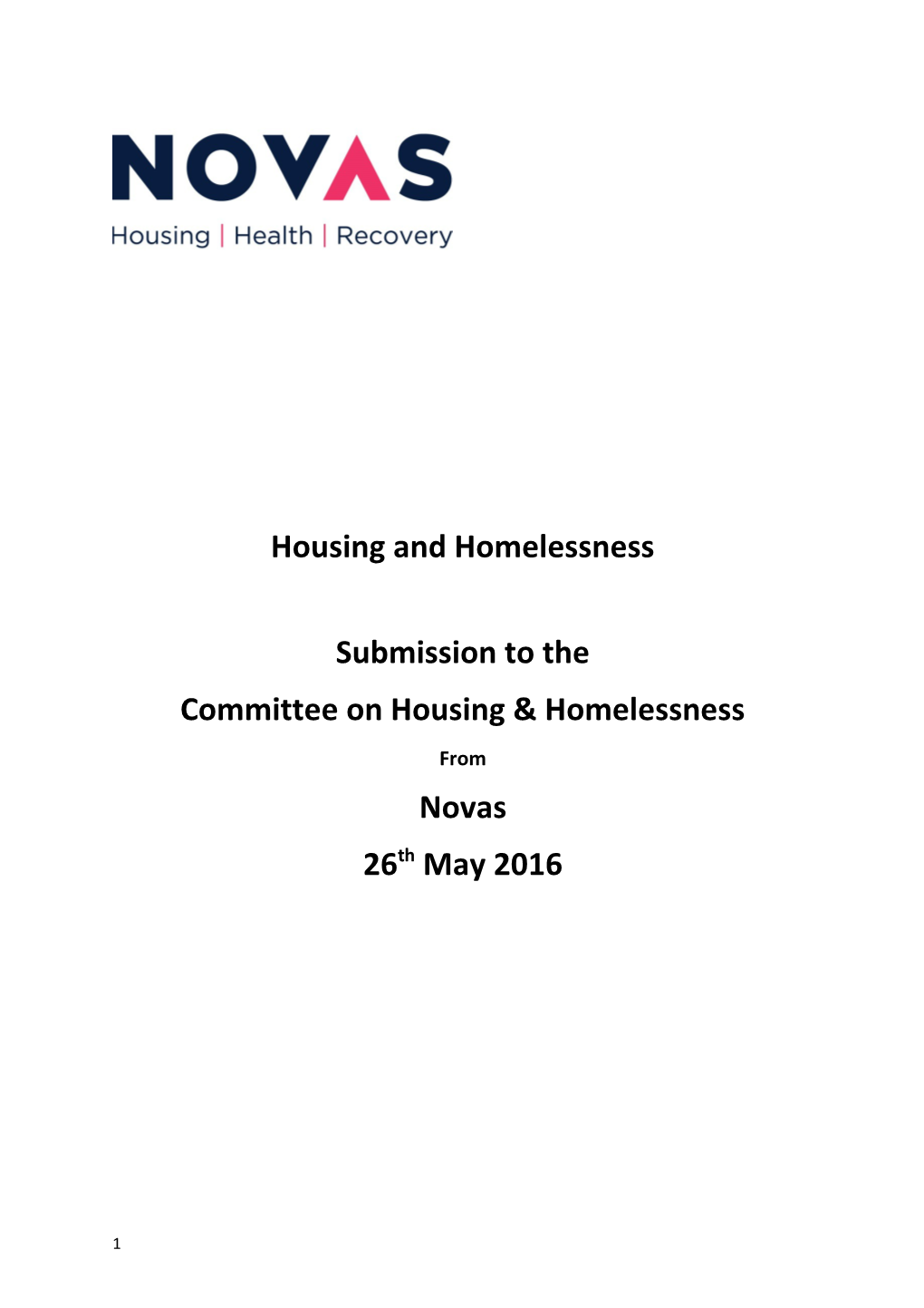 Housing and Homelessness