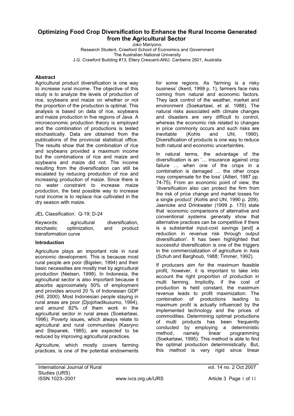 Stochastic Optimal Combination Between Milk and Coffee Producti