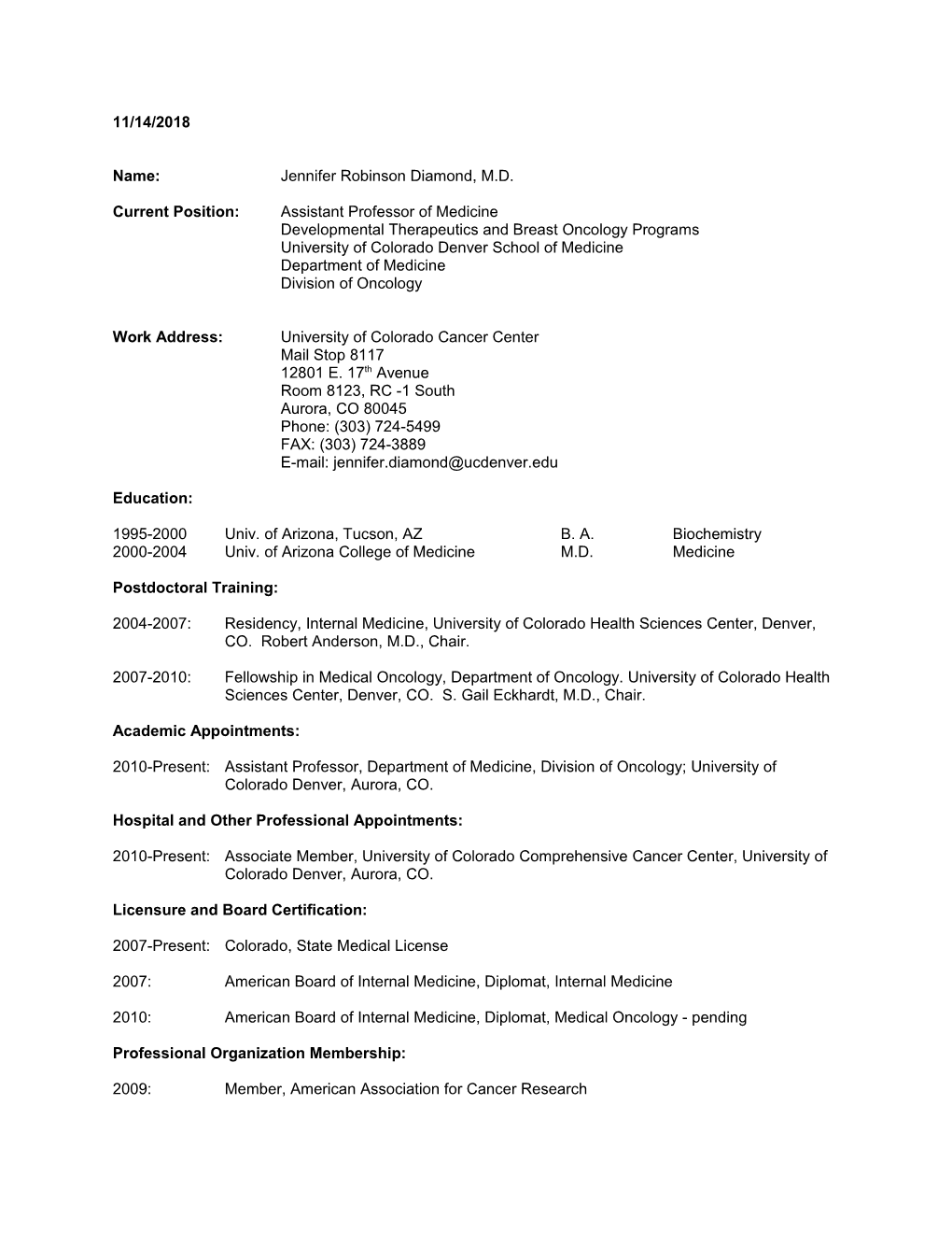 MFD4 BP Applicant CV Template