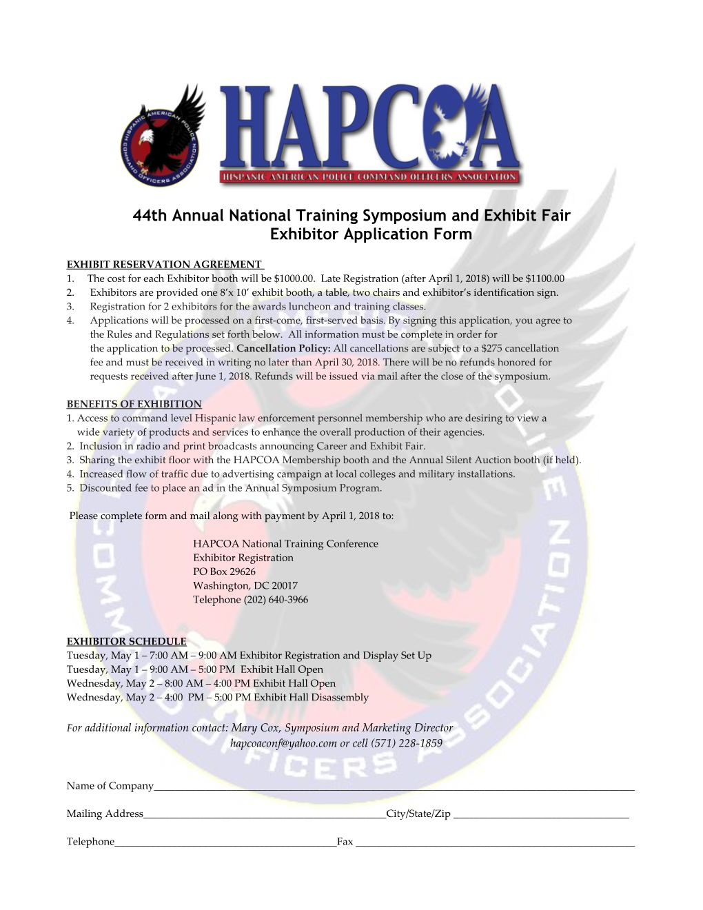 HAPCOA 30Th ANNUAL NATIONAL