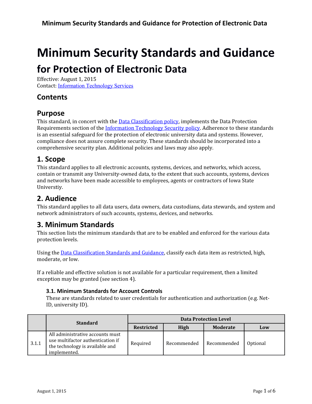 DRAFT Acceptable Use of Information Technology Resources Policy