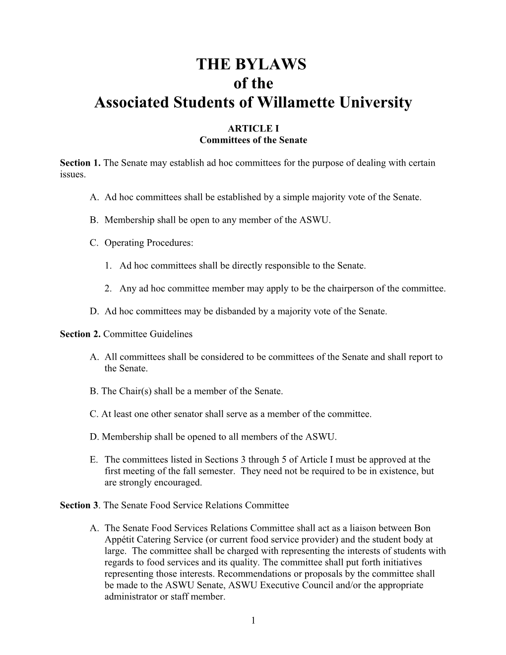 Associated Students of Willametteuniversity