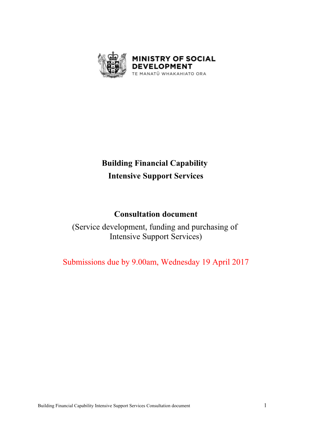Building Financial Capability