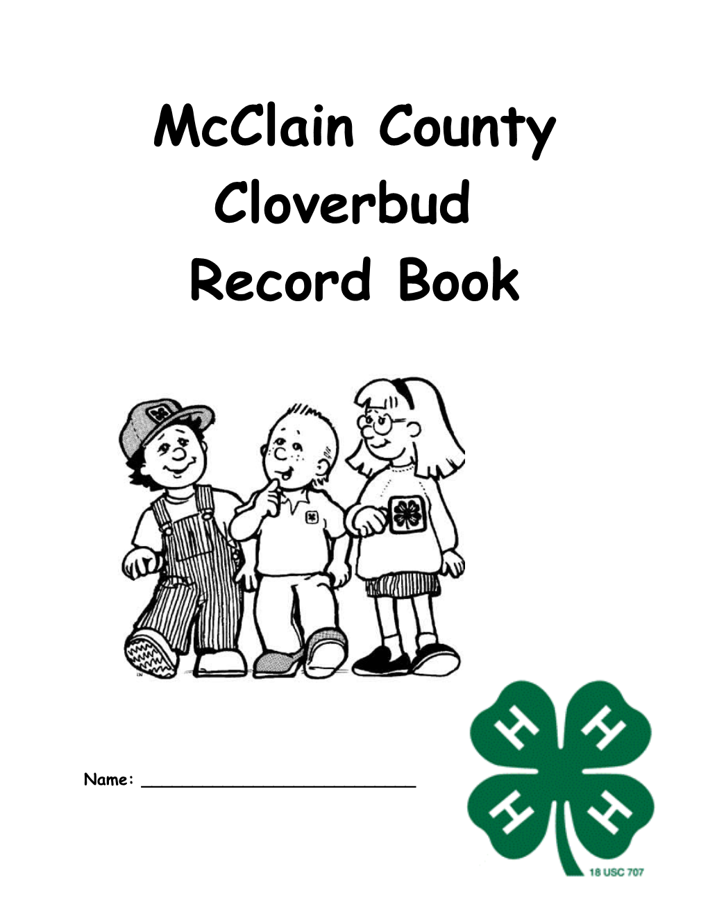 Mcclain County Cloverbud