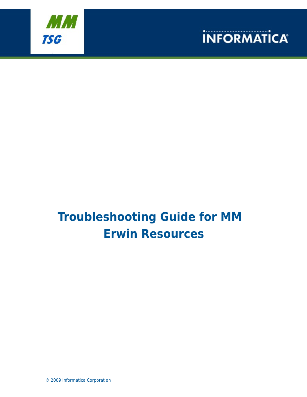 Troubleshooting Guide for MM