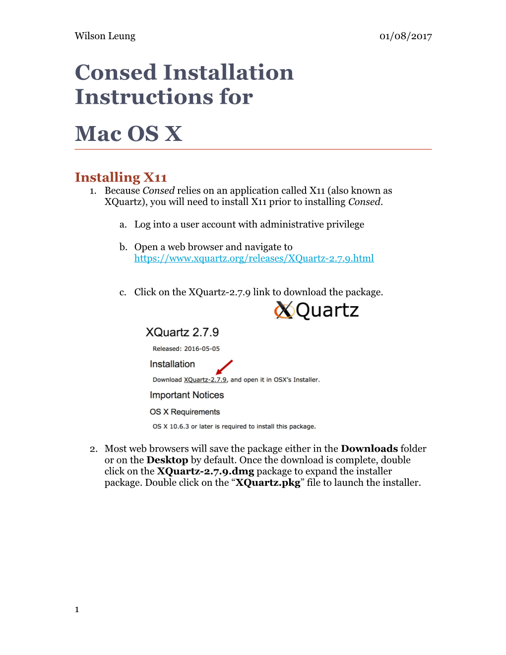 Consed Installation Instructions For