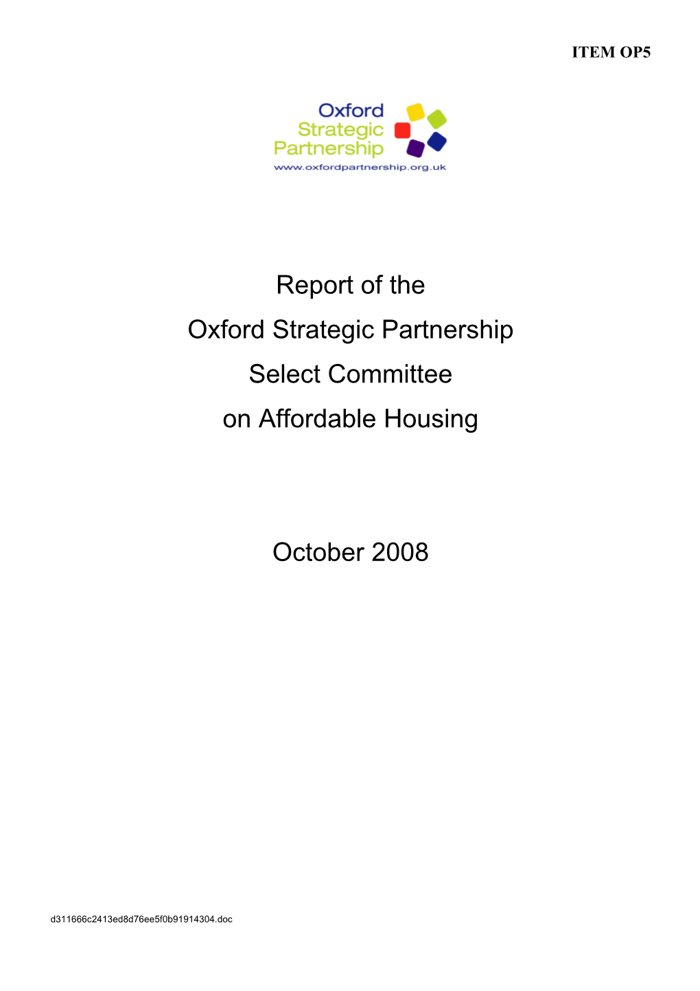 OSP AHSC Report (Draft 260908)