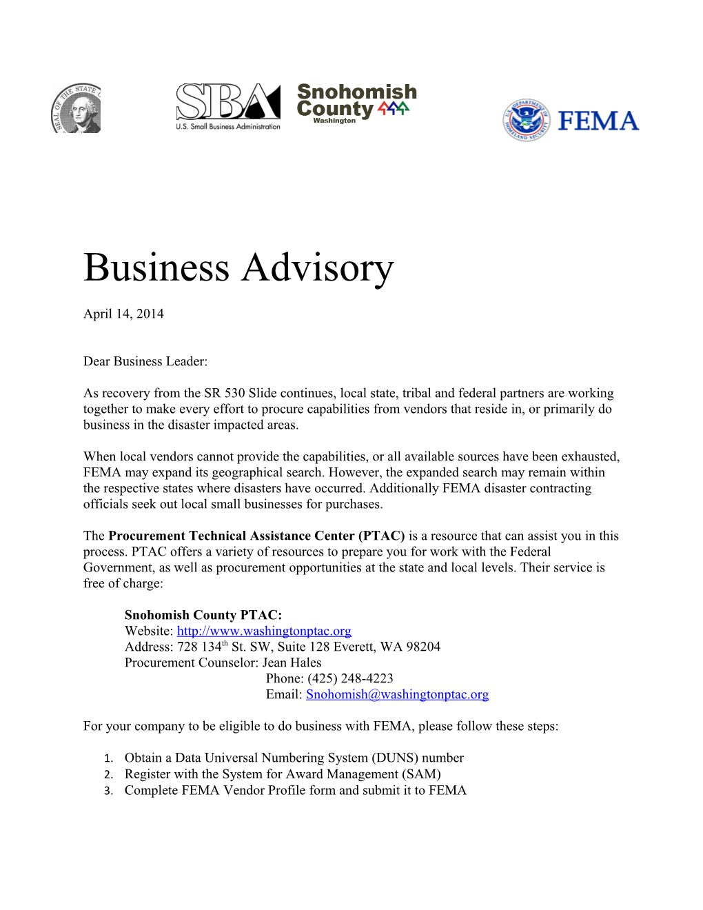 Business Advisory