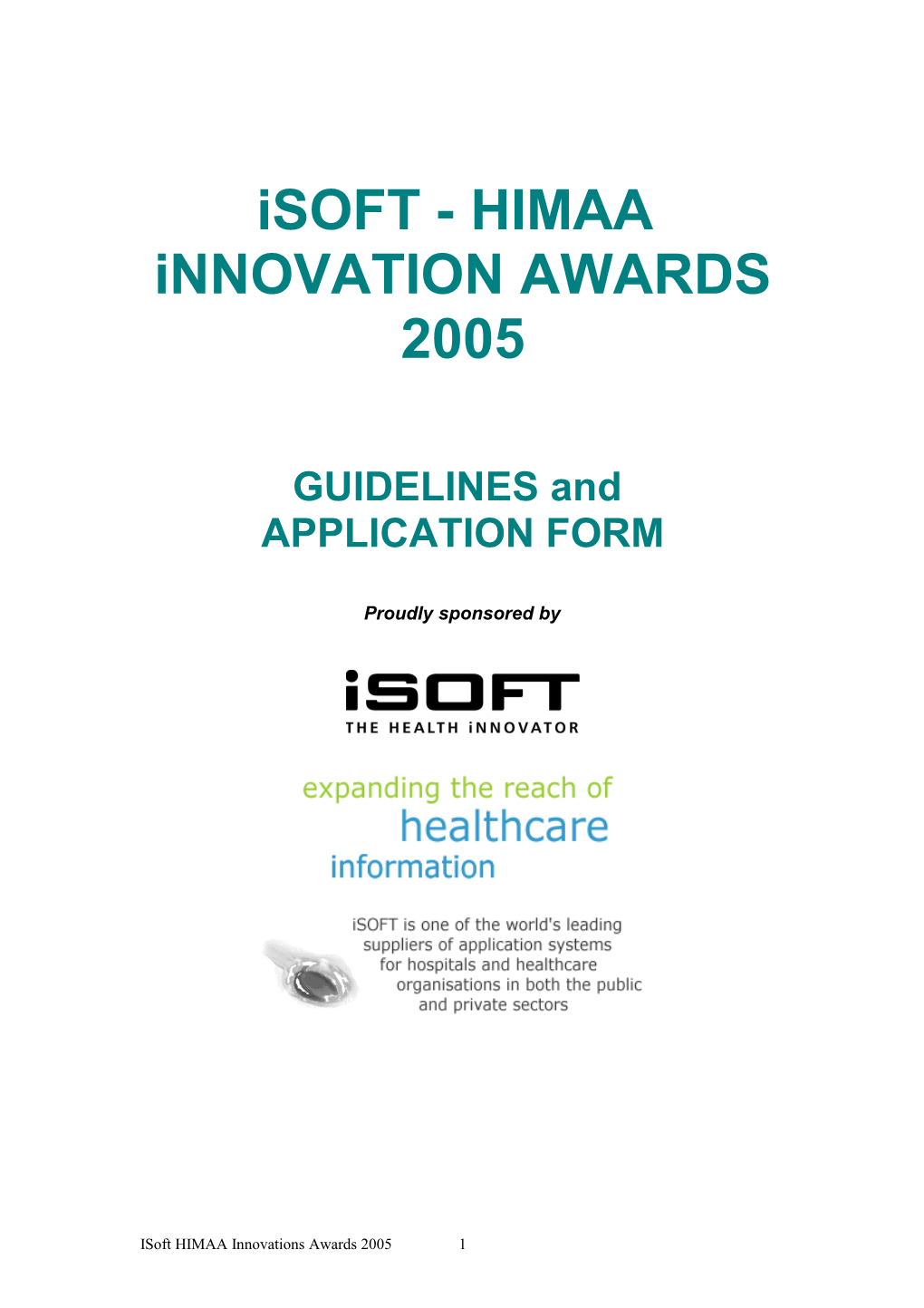 Innovation AWARDS