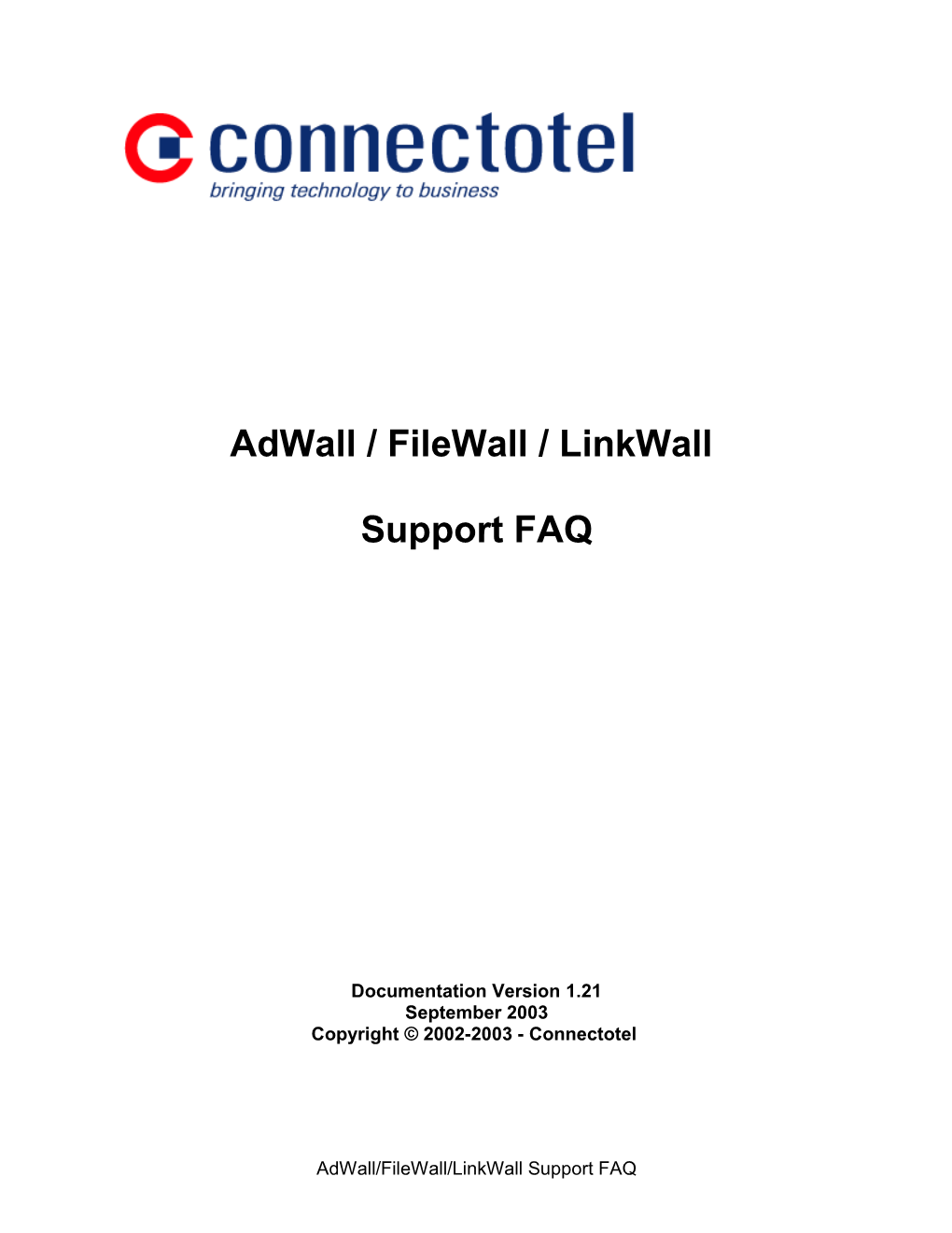 Adwall/Filewall/Linkwall Support FAQ